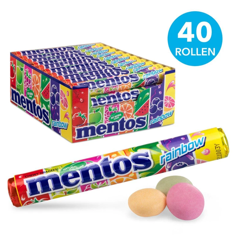 Mentos Rainbow Single 40-Pack