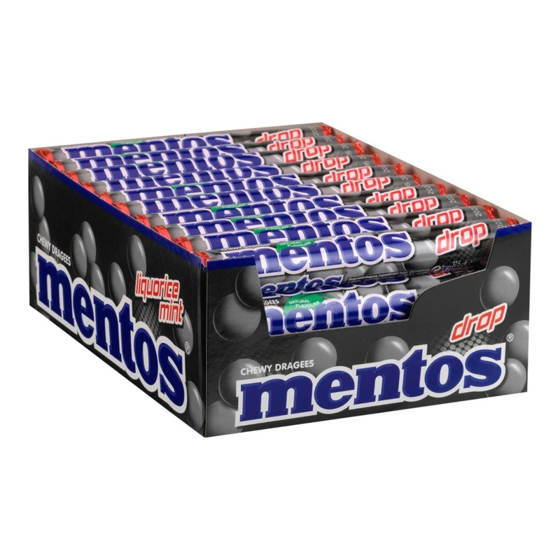 Mentos Licorice Roll 40-Pack