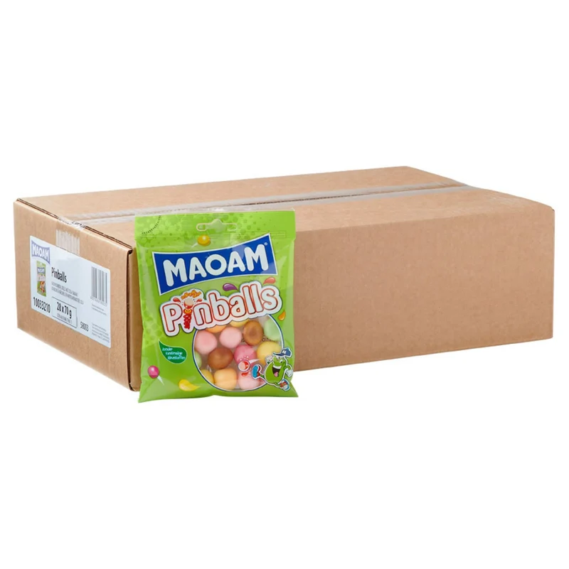 Maoam Fruit Gum Pinballs 28x70G
