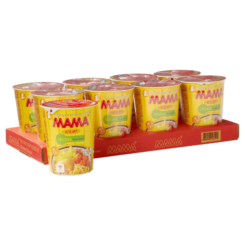 Mama Instant Cup Noodles Chicken 8x70G