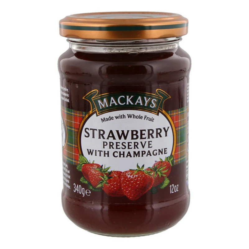 Mackays Strawberry Preserve Strawberry Jam With Champagne