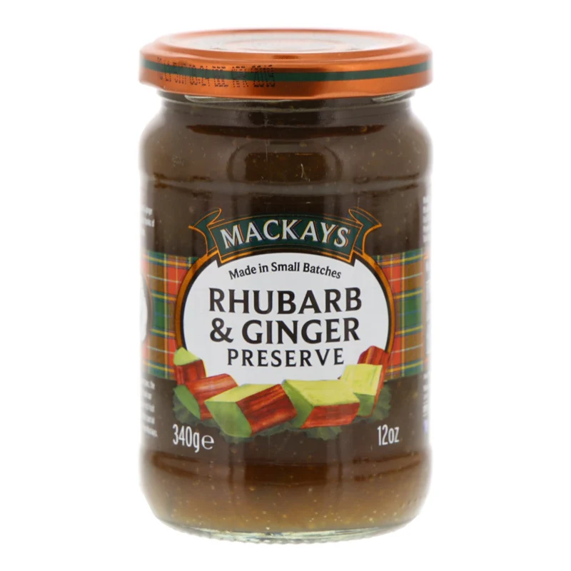 Mackays Rhubarber And Ginger Preserve