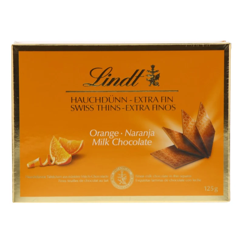 Lindt Chocolate Thins Orange