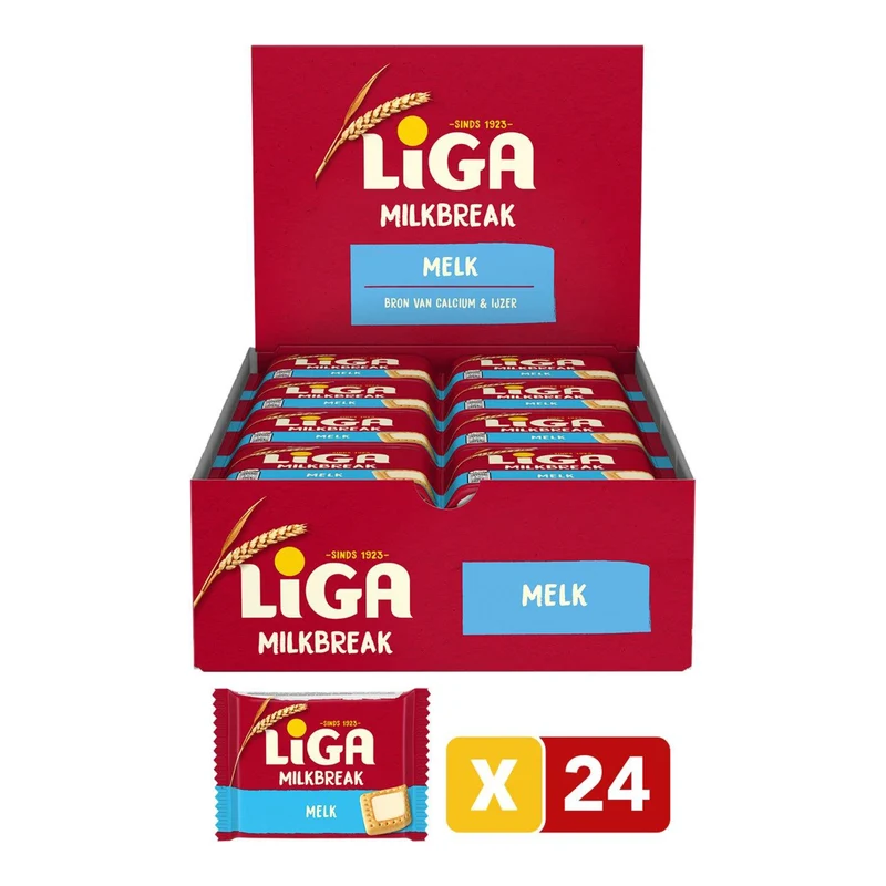Liga Milkbreak Milk 24x2-Pack