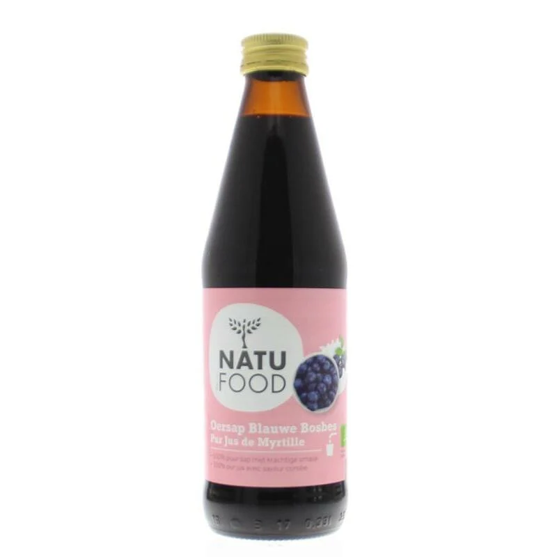 Natufood Bosbessen oersap bio 330ml