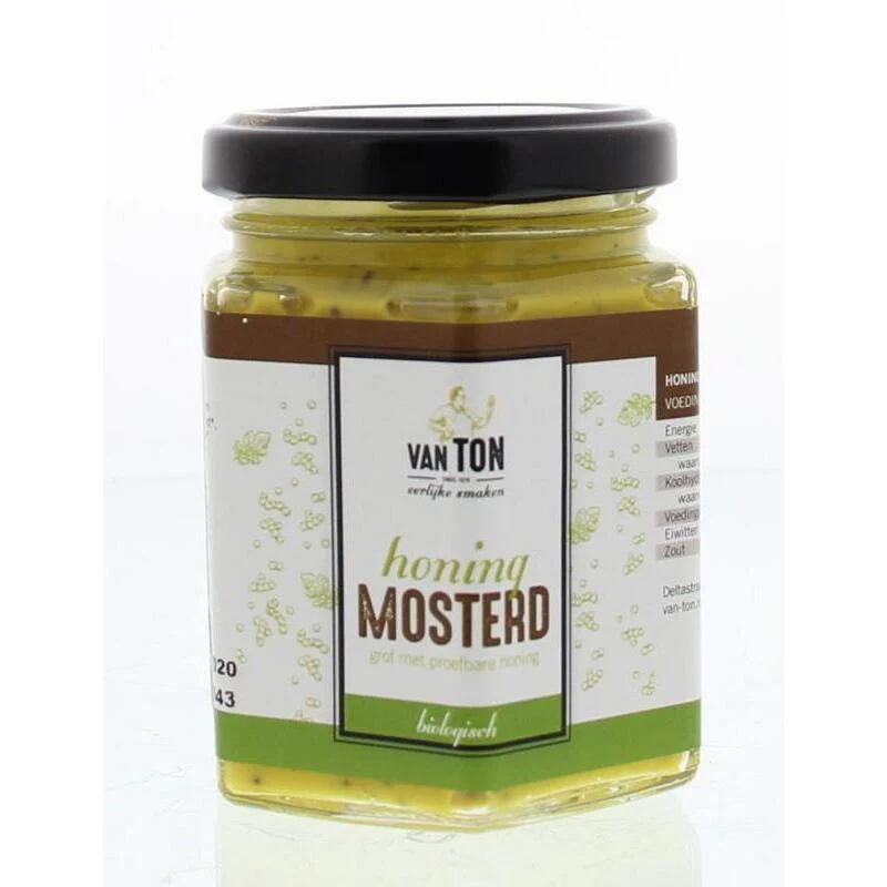 Van Ton Mosterd honing bio 170g