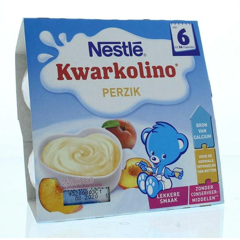Nestle Kwarkolino perzik 4x100g