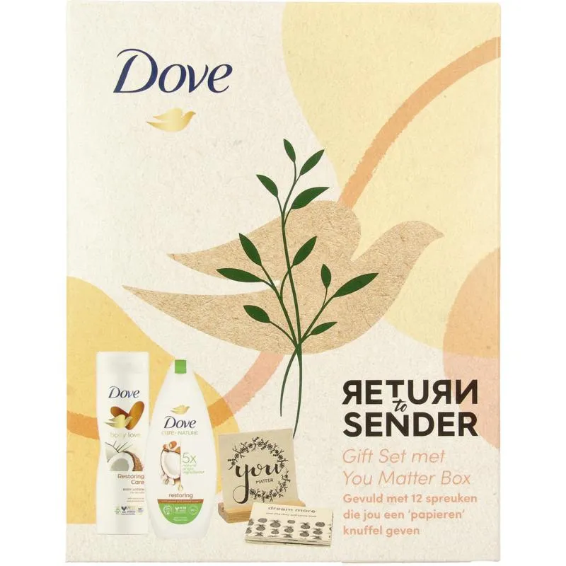 Dove Geschenkverpakking return to sender you matter 1set