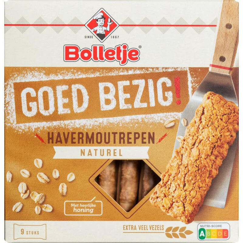 Bolletje Goed Bezig Solid Oatmeal Bar Natural