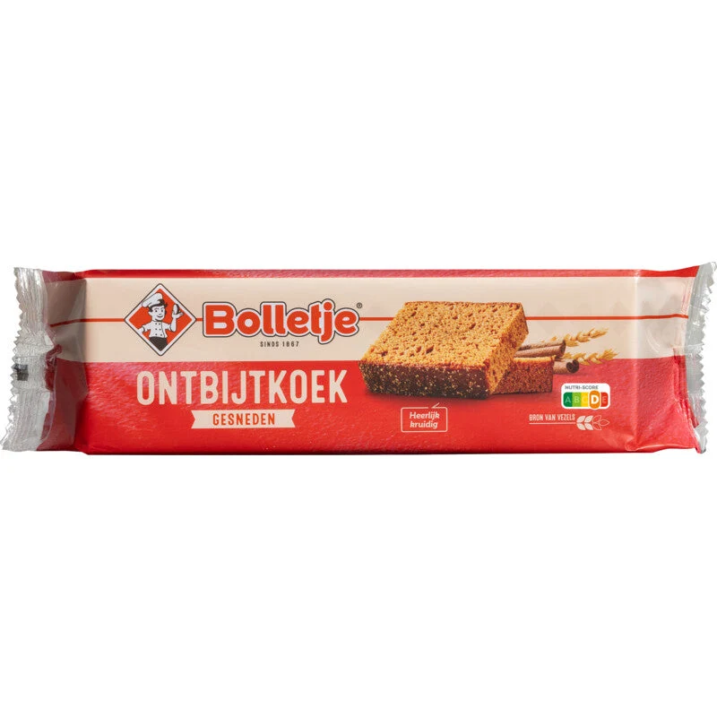 Bolletje Ontbijtkoek Naturel Cut
