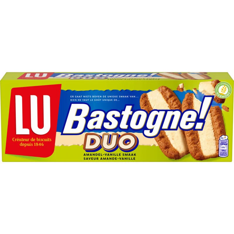 Bastogne Biscuits Duo Almond Vanilla