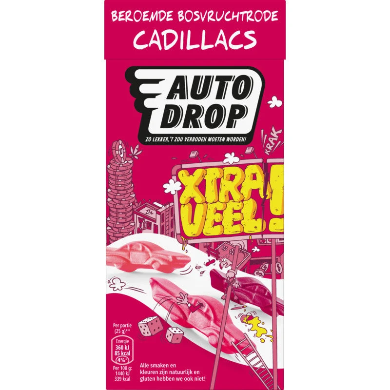 Autodrop Bosvruchtrode Cadillacs XL