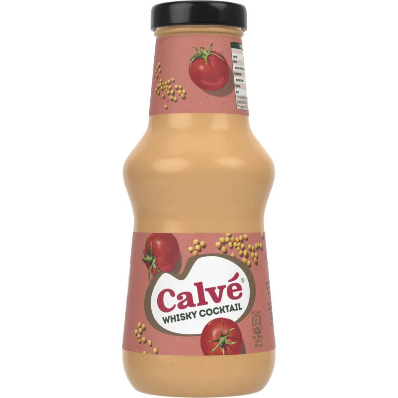 Calvé Whisky Cocktail Sauce Bottle