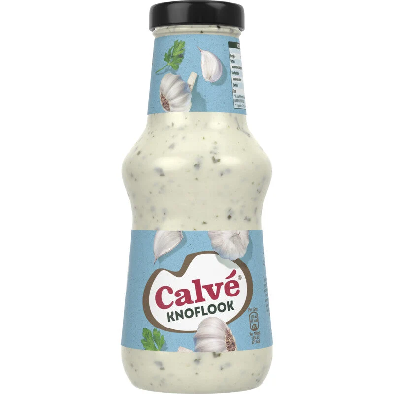 Calvé Sauce Garlic Bottle