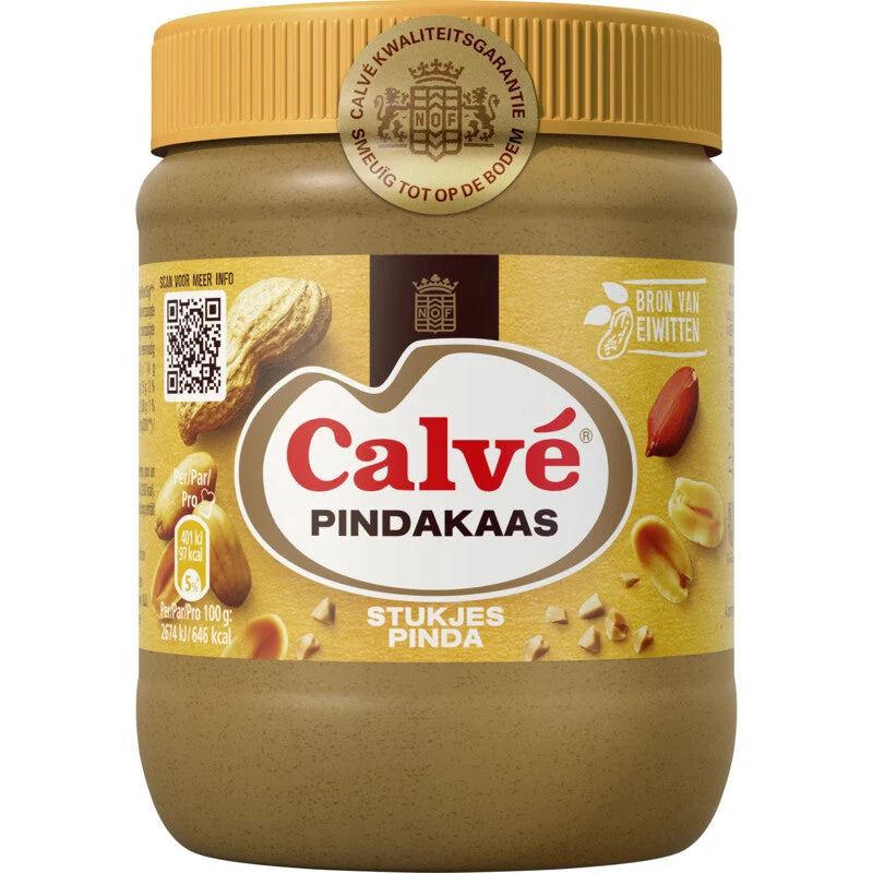 Calvé Peanut Butter with Pieces of Peanut