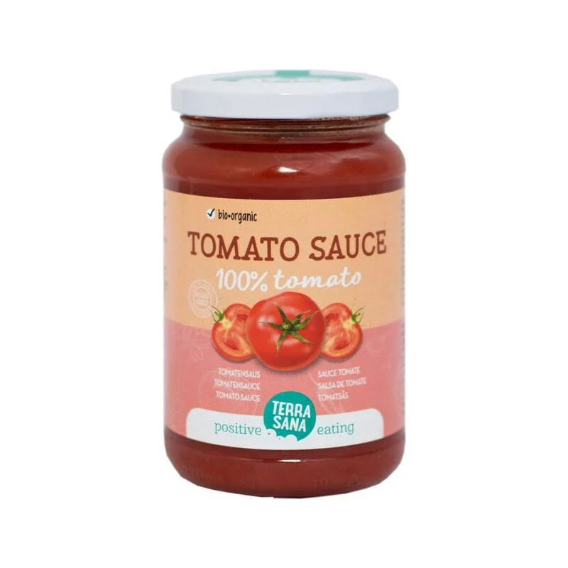 Terrasana Tomatensaus 100% tomaat bio 340g