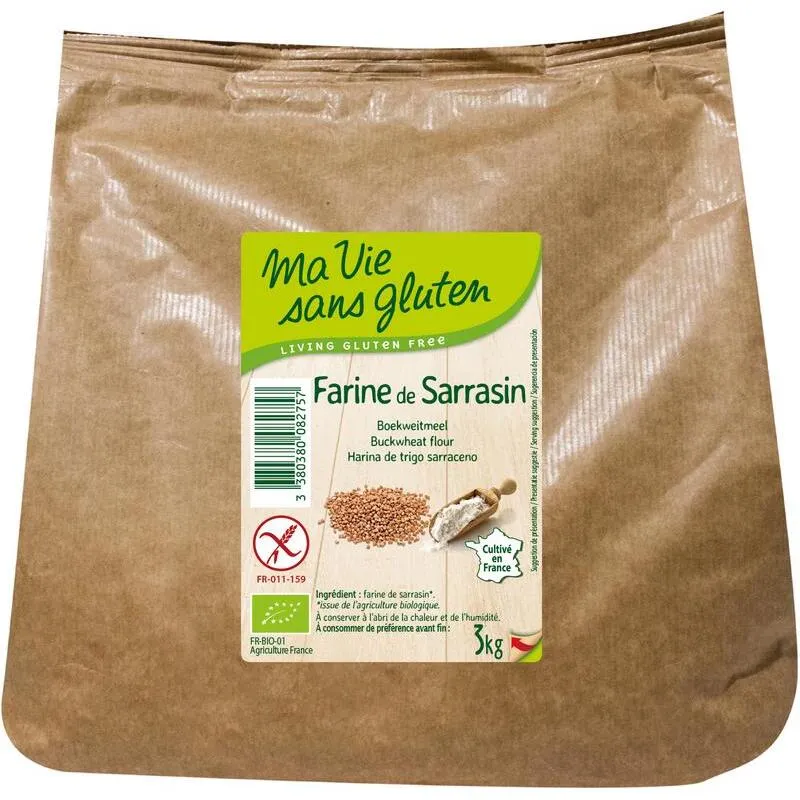 Ma Vie Sans Boekweitmeel glutenvrij bio 3kg