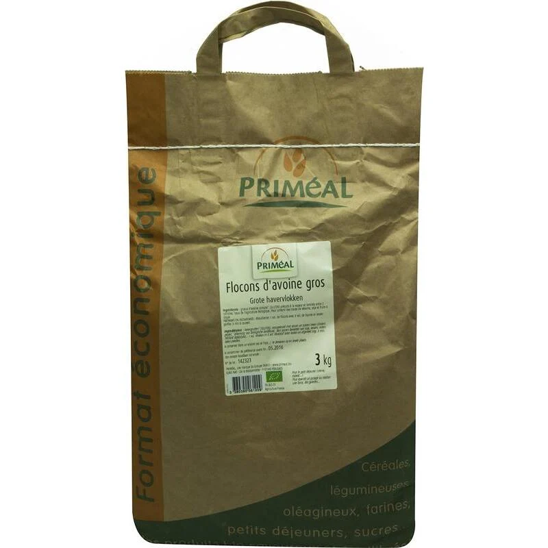 Primeal Grote havervlokken bio 3kg
