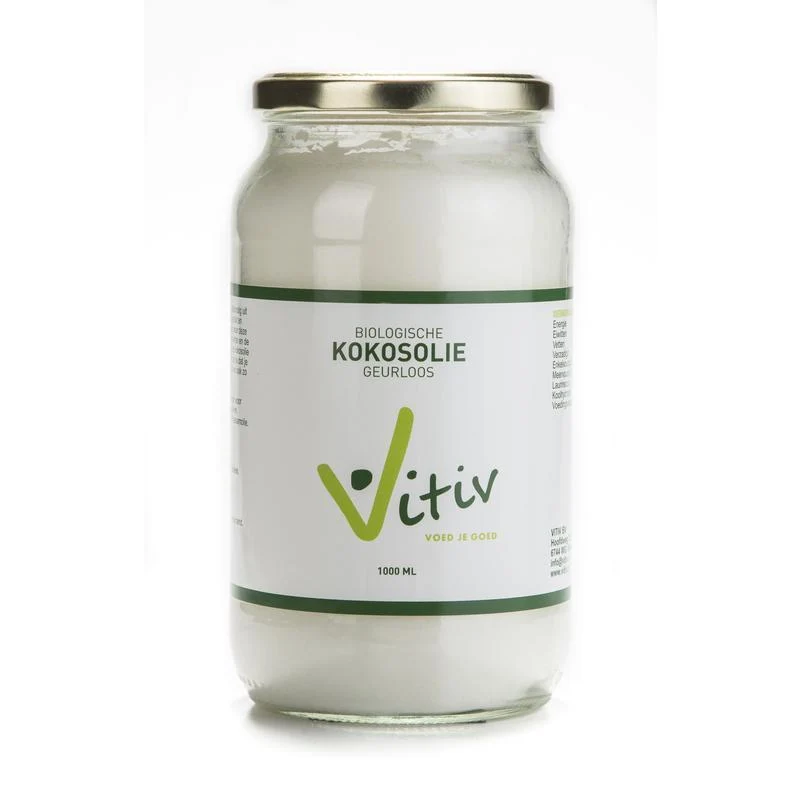 Vitiv Kokosolie geurloos bio 500ml