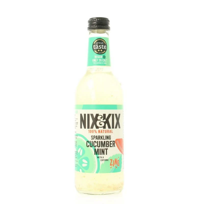Nix & Kix Cucumber mint flesje 330ml