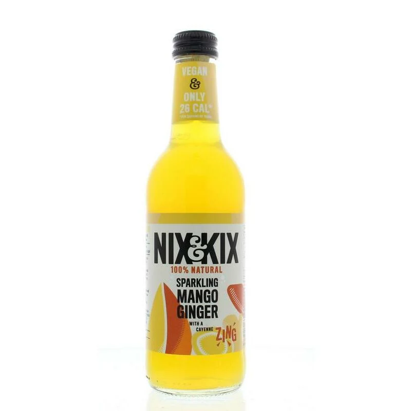 Nix & Kix Mango ginger flesje 330ml