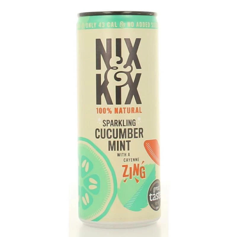 Nix & Kix Cucumber mint blikje 250ml