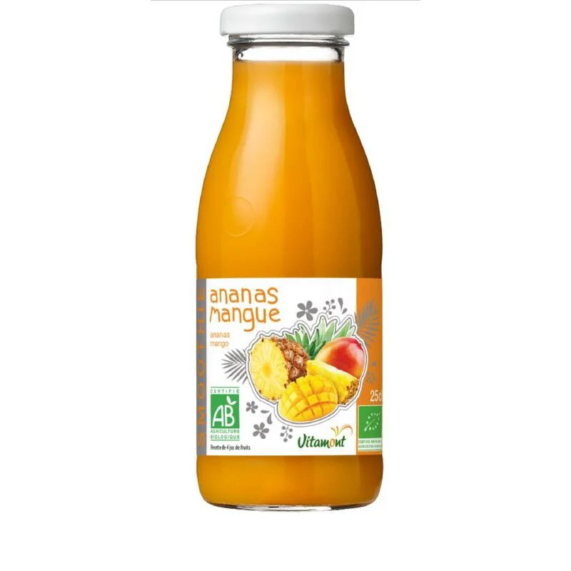 Vitamont Smoothie ananas & mango bio 250ml