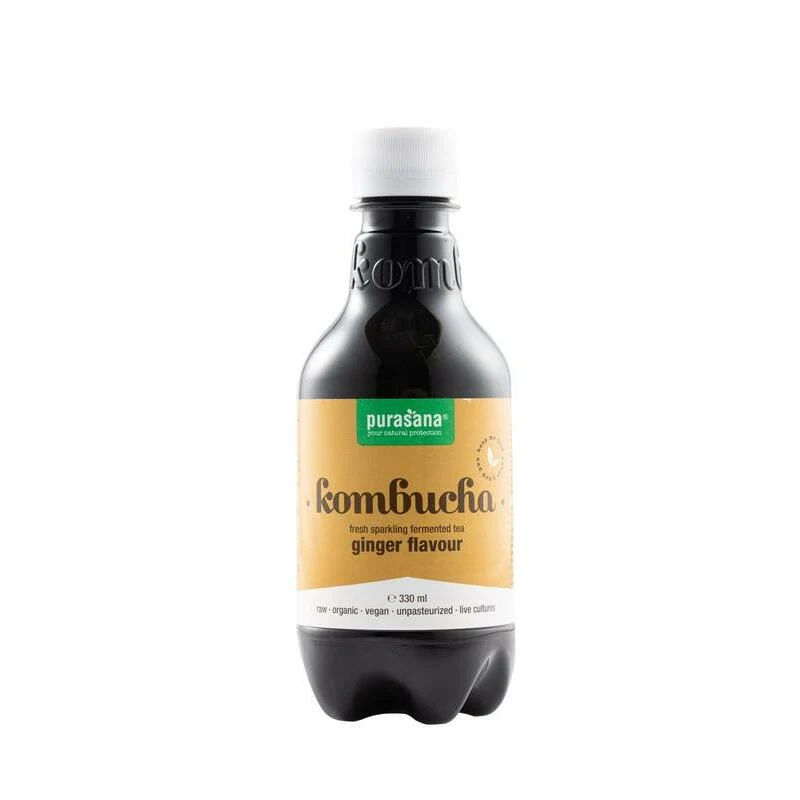 Purasana Kombucha gember/gingembre vegan 330ml