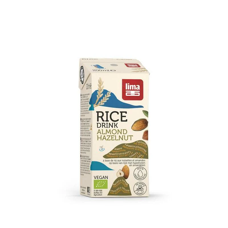 Lima Rice drink hazelnoot-amandel bio 200ml