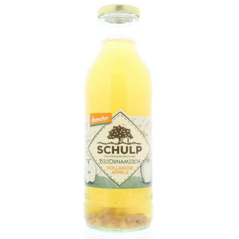 Schulp Appelsap biologisch demeter 750ml