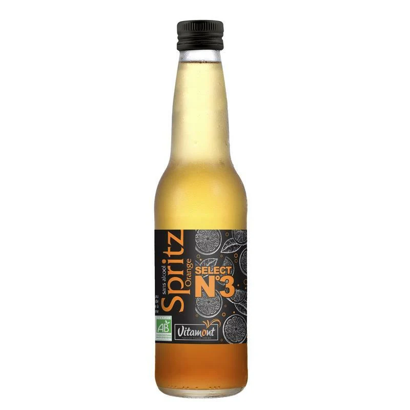 Vitamont Spritz sinaasappel Select no.3 frisdrank bio 330ml