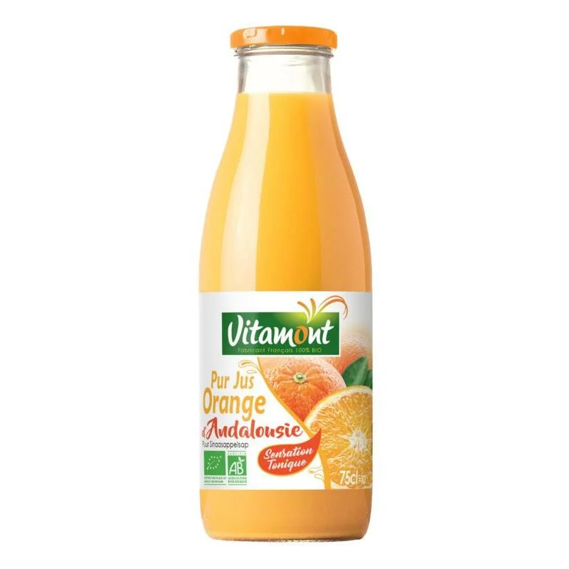 Vitamont Puur sinaasappel andalou tonic bio 750ml