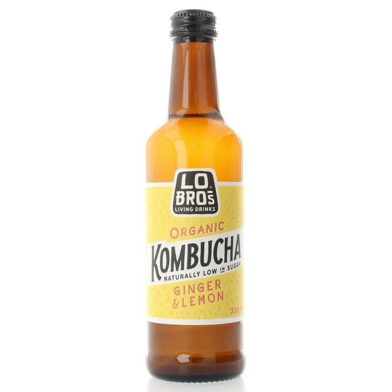 Lo Bros Kombucha ginger & lemon bio 330ml