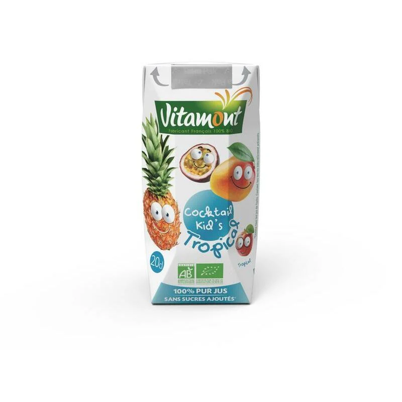Vitamont Fruit cocktail kids tropical bio 200ml