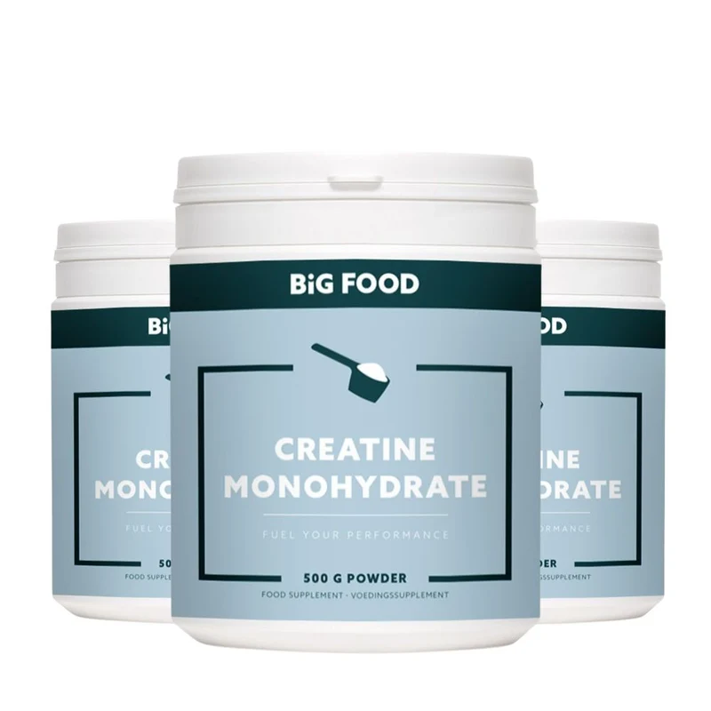 Vegan Creatine Monohydraat Poeder – 3×500 g – 2+1 Gratis