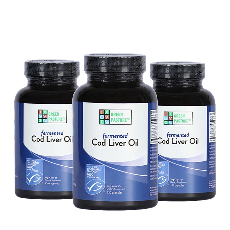 Fermented Cod Liver Oil (Levertraan) – 3×120 capsules – Aanbieding