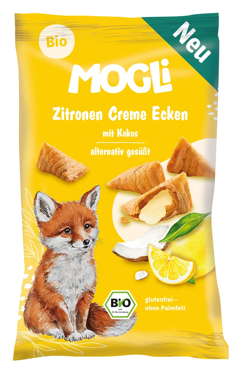 Glutenfreie Kokosnuss-Zitronen-Sahnetüten BIO 30 g - MOGLI DATE: 03.2026