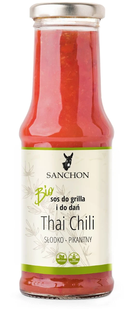 Glutenfreie vegane THAI CHILI SAUCE BIO 210 ml - SANCHON