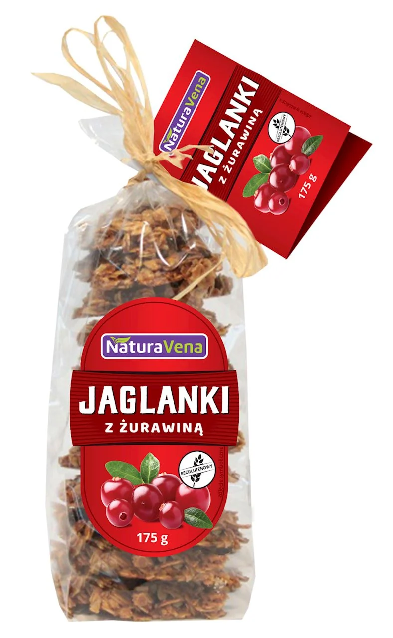 Glutenfreie Preiselbeer-Auberginen-Kekse 175 g - NATURAVENA