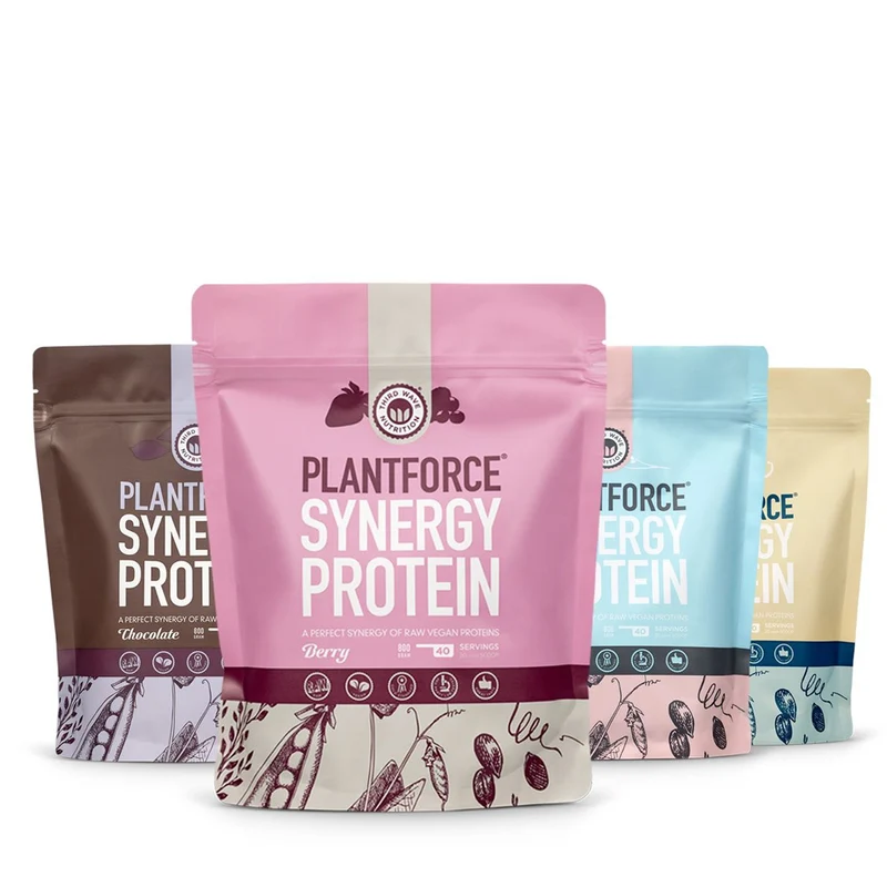 Synergy Protein Alle Smaken – 4 x 800g – 3+1 Gratis