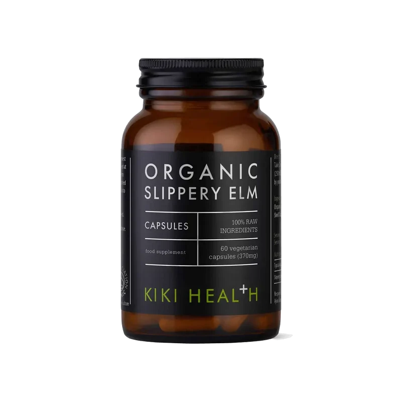 Organic Slippery Elm – 60 vegetarische capsules