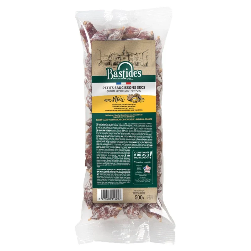 Bastides Mini Salami with Walnuts