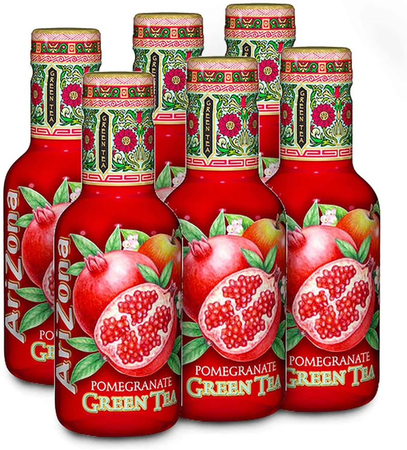 Arizona Green Tea Pomegranate 6x500ml