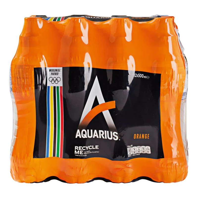 Aquarius Sport Drink Orange 12x500ml