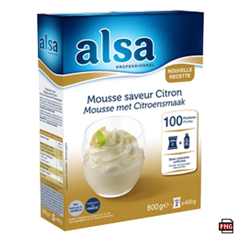Alsa Mousse With Lemon Flavor