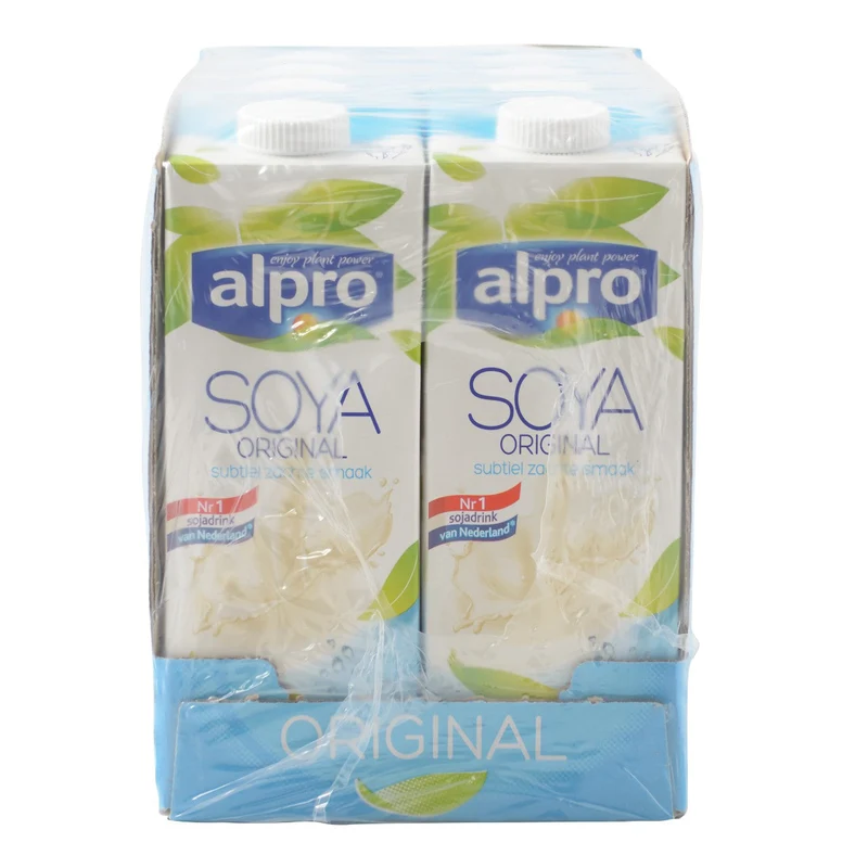 Alpro Soyrink Original + Calcium, Vegan-Gluten-Free-Lactose-Free 8x1L