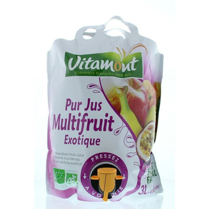 Vitamont Puur multi fruitsap exotic bio 3000ml