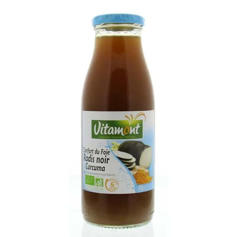 Vitamont Zwarte radijs kurkuma bio 500ml
