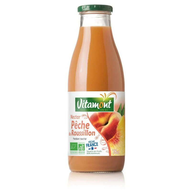 Vitamont Perzik nectar bio 750ml