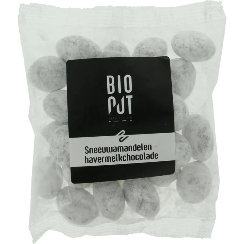 Bionut Sneeuwamandelen havermelkchocolade bio 150g